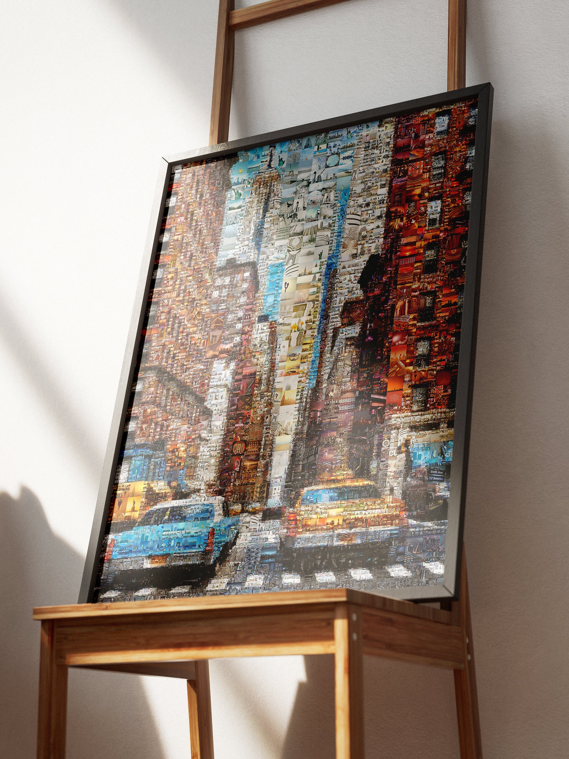 Stunning Cityscape Mosaic Artwork - Unique Urban Art Piece for Home Decor AtelierMosaics