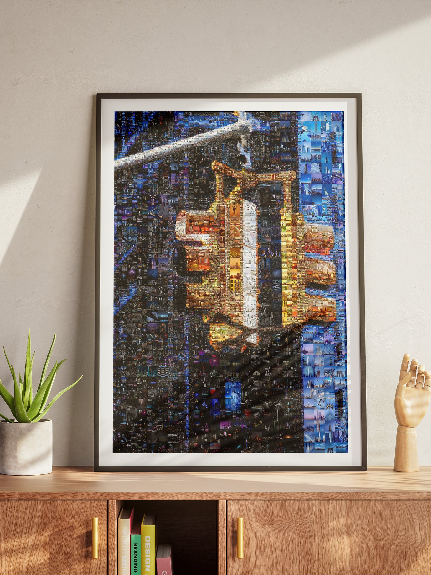 Stunning Mosaic Traffic Light Artwork - Unique Urban Art for Home Decor AtelierMosaics