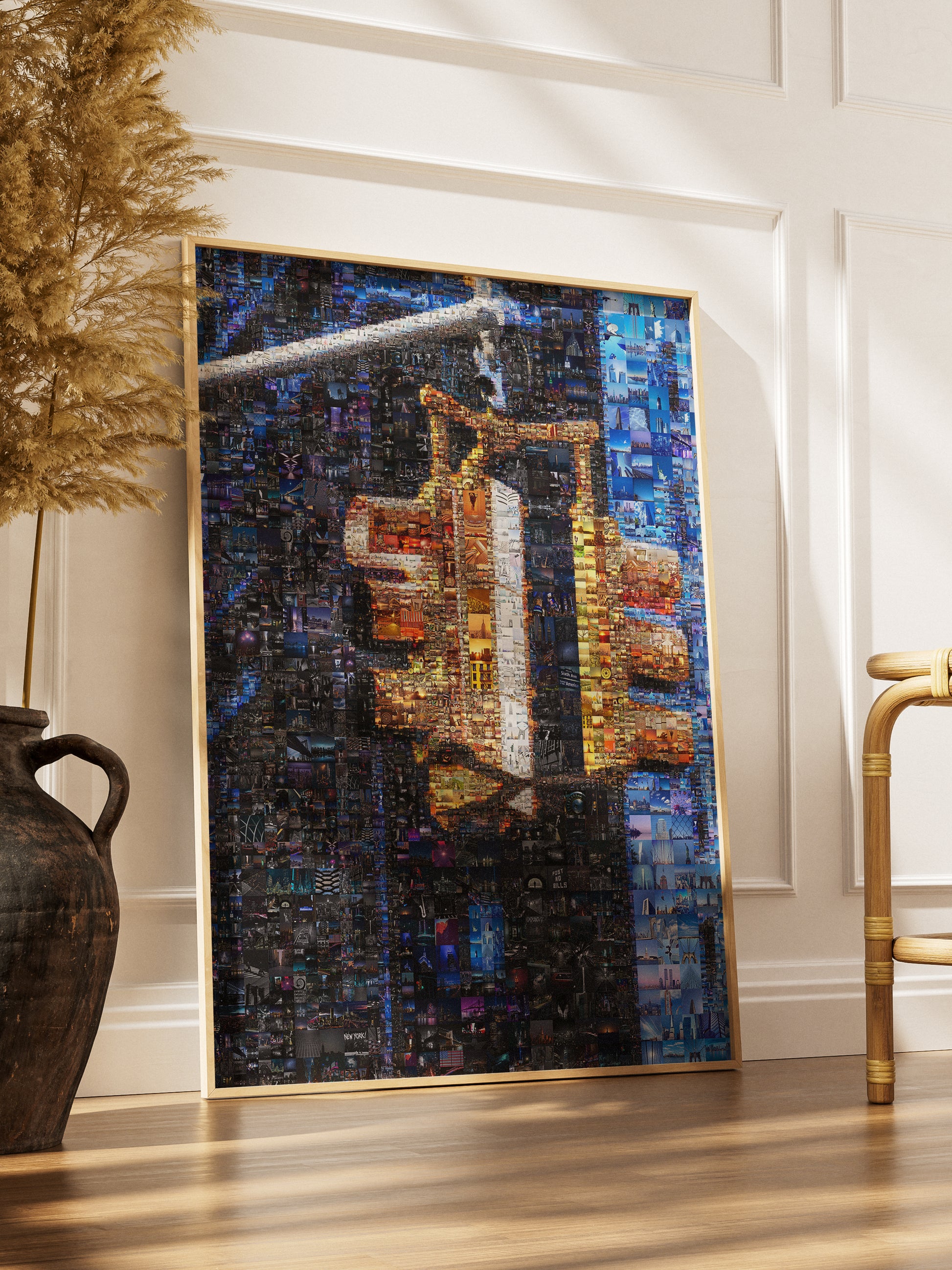 Stunning Mosaic Traffic Light Artwork - Unique Urban Art for Home Decor AtelierMosaics