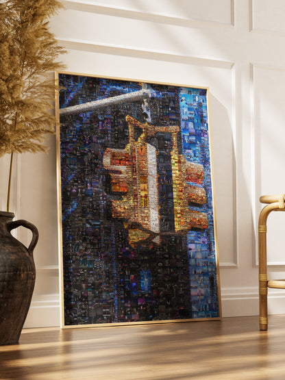 Stunning Mosaic Traffic Light Artwork - Unique Urban Art for Home Decor AtelierMosaics