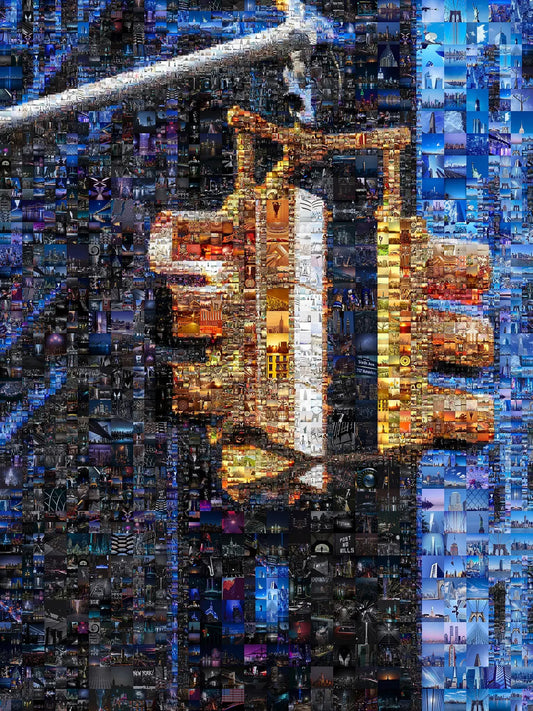 Stunning Mosaic Traffic Light Artwork - Unique Urban Art for Home Decor AtelierMosaics