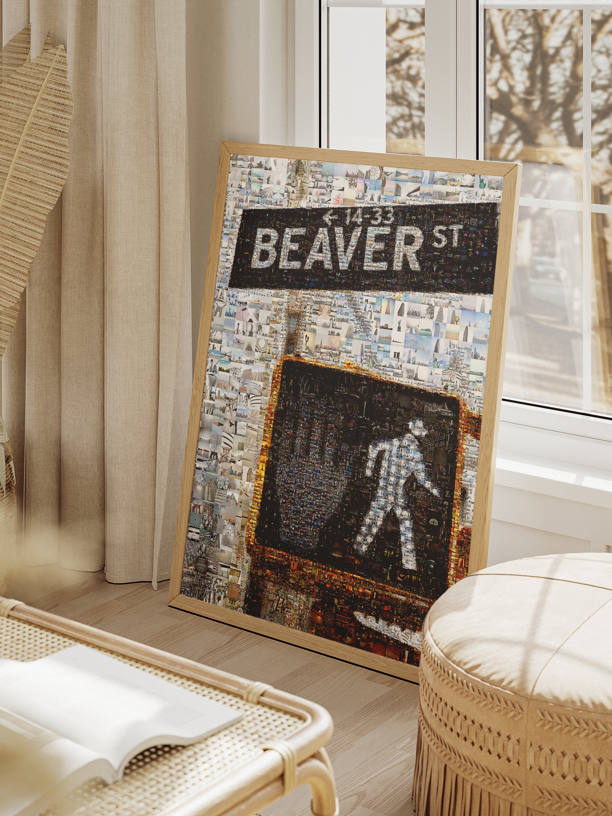 Stunning Beaver Street Mosaic Art - Unique Urban Decor for Home & Office AtelierMosaics