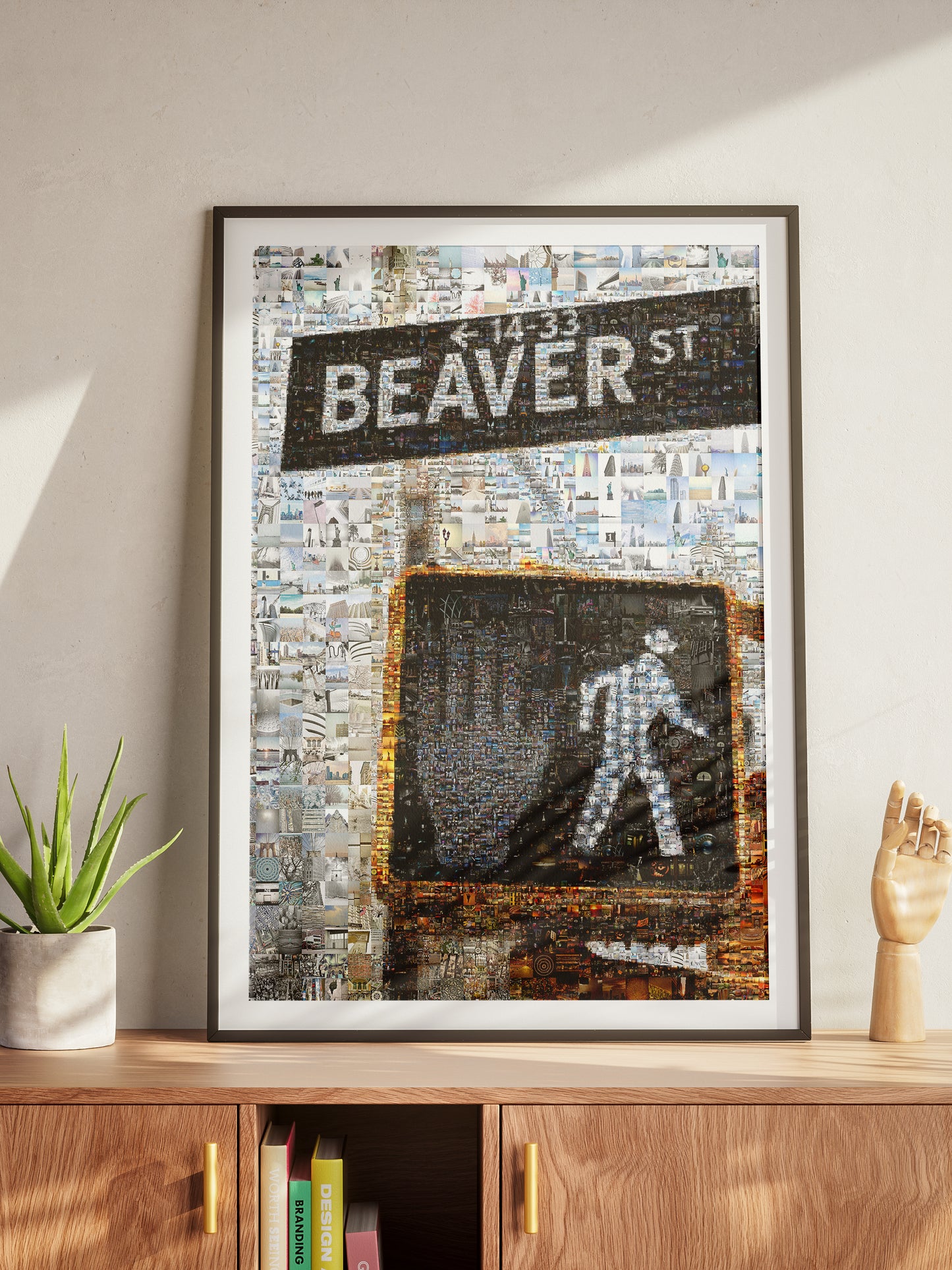 Stunning Beaver Street Mosaic Art - Unique Urban Decor for Home & Office AtelierMosaics
