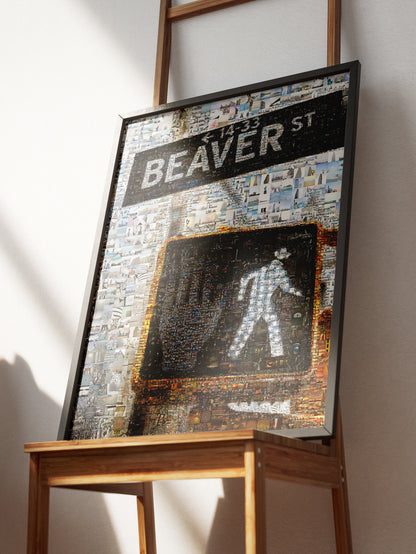 Stunning Beaver Street Mosaic Art - Unique Urban Decor for Home & Office AtelierMosaics