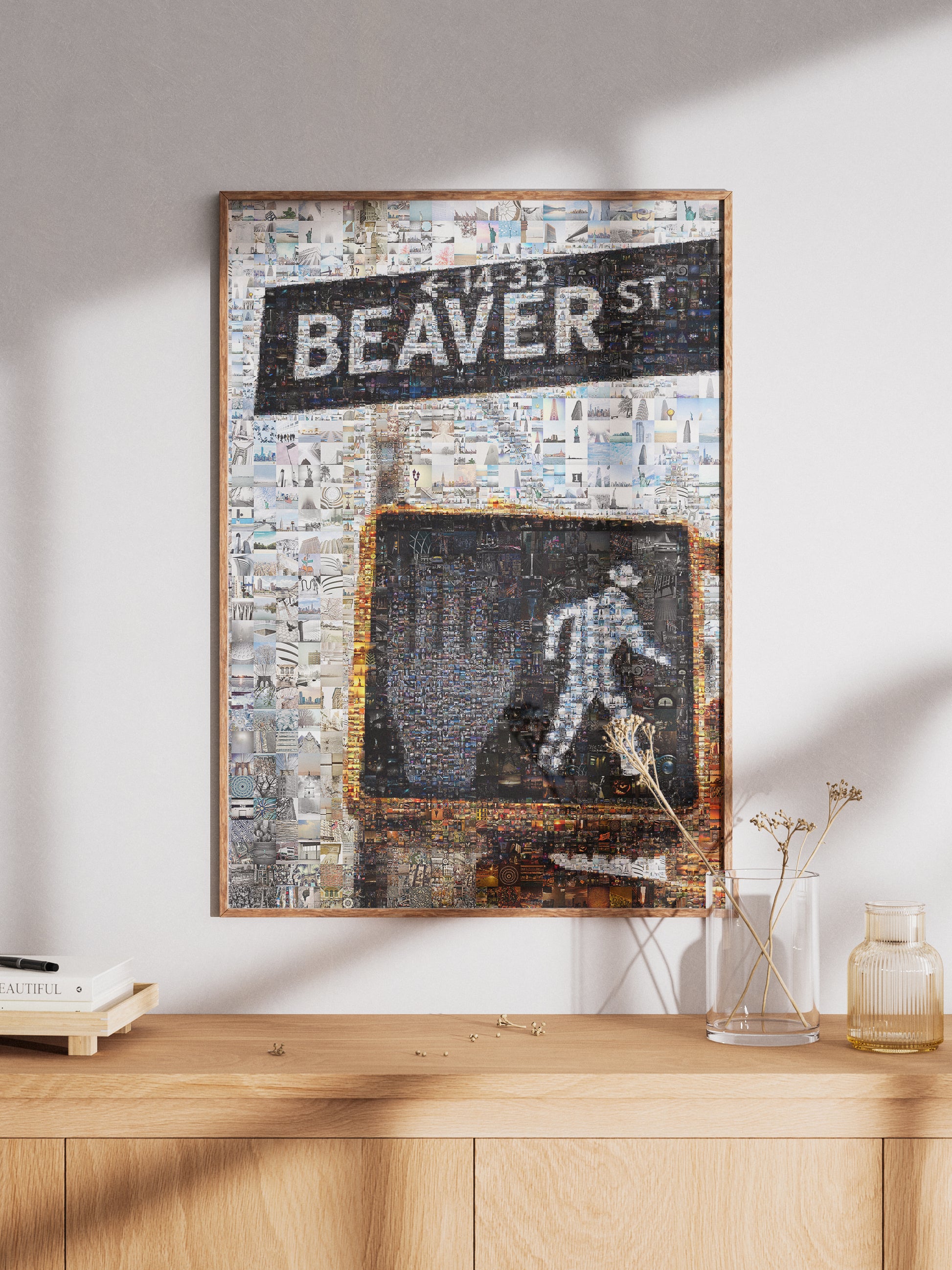 Stunning Beaver Street Mosaic Art - Unique Urban Decor for Home & Office AtelierMosaics