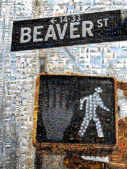 Stunning Beaver Street Mosaic Art - Unique Urban Decor for Home & Office AtelierMosaics