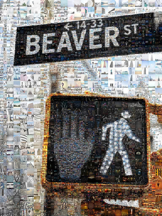 Stunning Beaver Street Mosaic Art - Unique Urban Decor for Home & Office AtelierMosaics