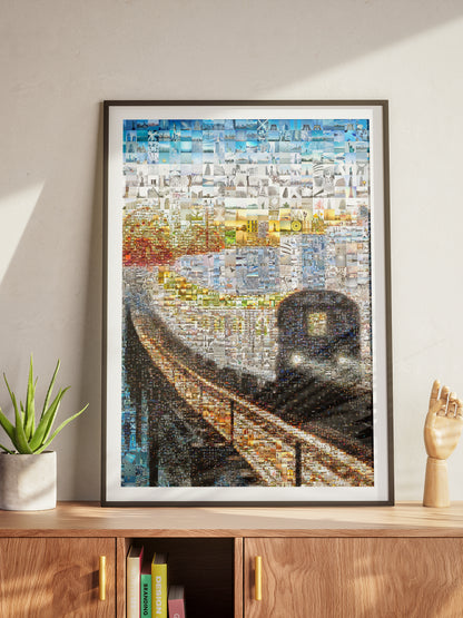 Stunning Mosaic Artwork of Iconic Landmarks & Cityscapes - Perfect for Home Decor AtelierMosaics