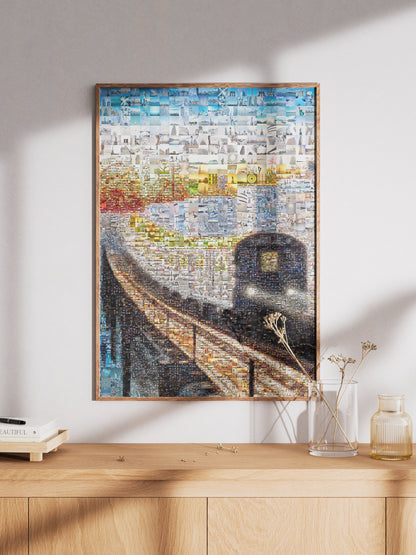Stunning Mosaic Artwork of Iconic Landmarks & Cityscapes - Perfect for Home Decor AtelierMosaics