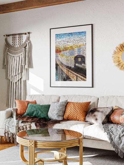Stunning Mosaic Artwork of Iconic Landmarks & Cityscapes - Perfect for Home Decor AtelierMosaics