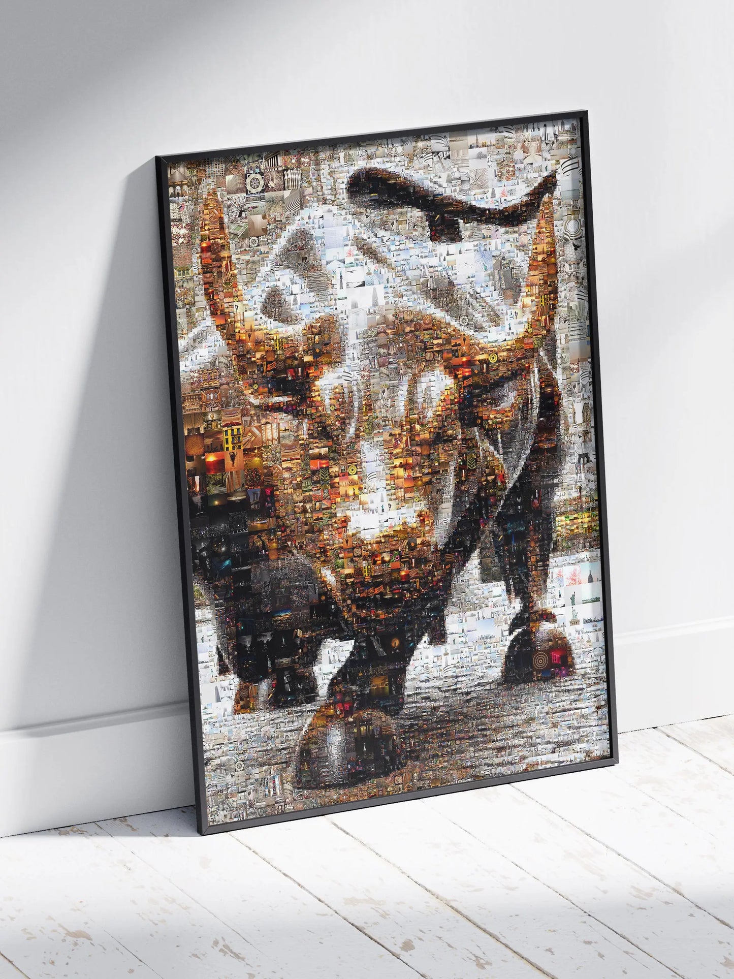 Dynamic Bull Mosaic Art - Captivating Wall Decor for Modern Spaces AtelierMosaics