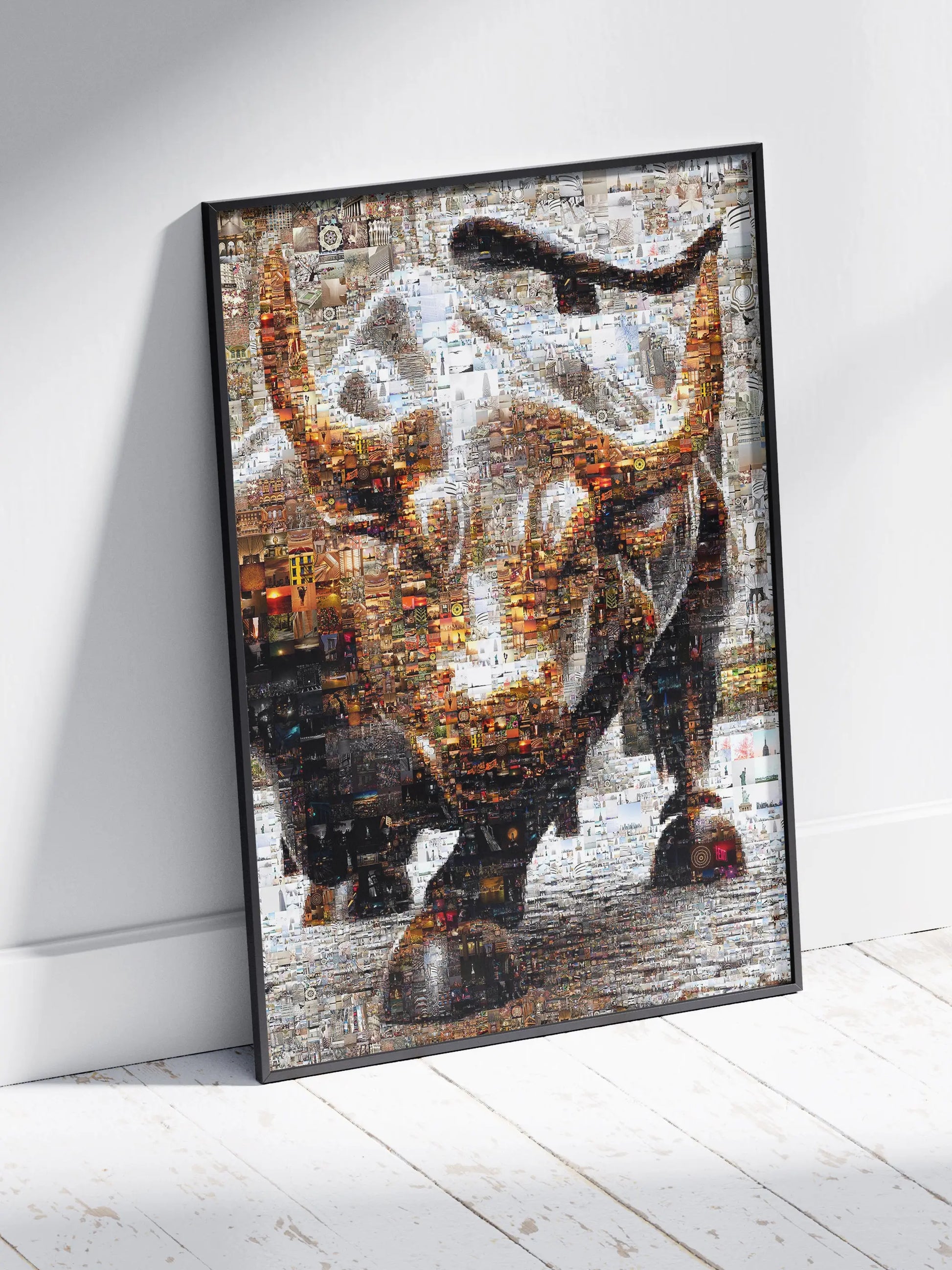 Dynamic Bull Mosaic Art - Captivating Wall Decor for Modern Spaces AtelierMosaics