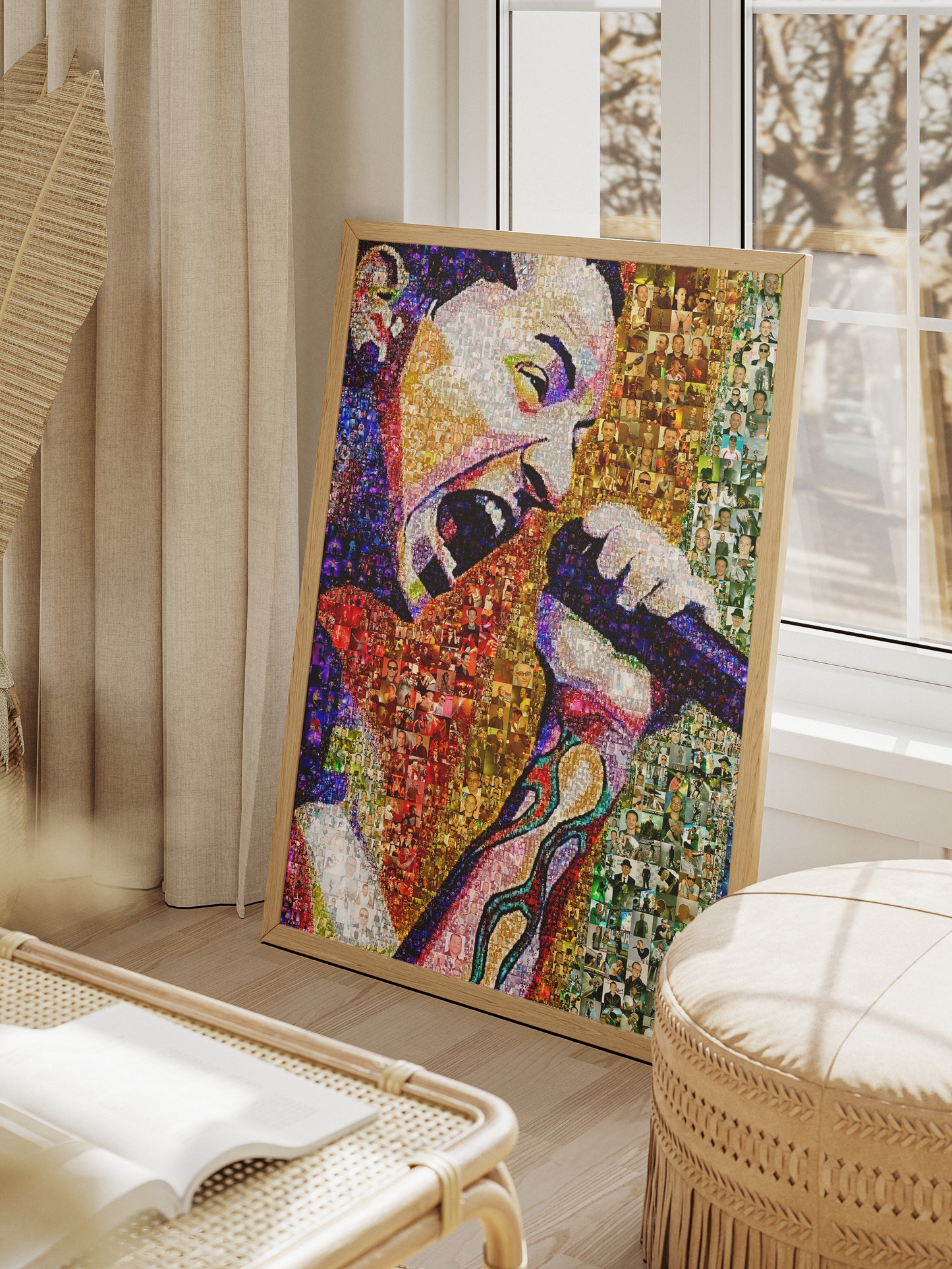 Chester Bennington Mosaic Art - Iconic Linkin Park Tribute Artwork for Music Lovers AtelierMosaics