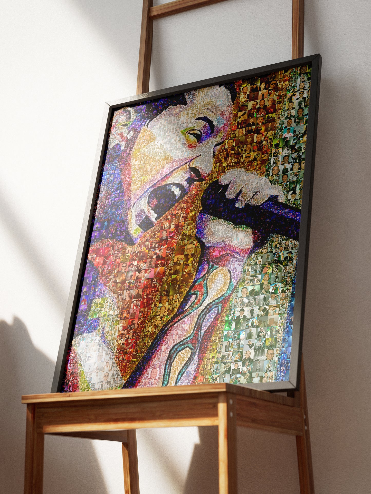 Chester Bennington Mosaic Art - Iconic Linkin Park Tribute Artwork for Music Lovers AtelierMosaics