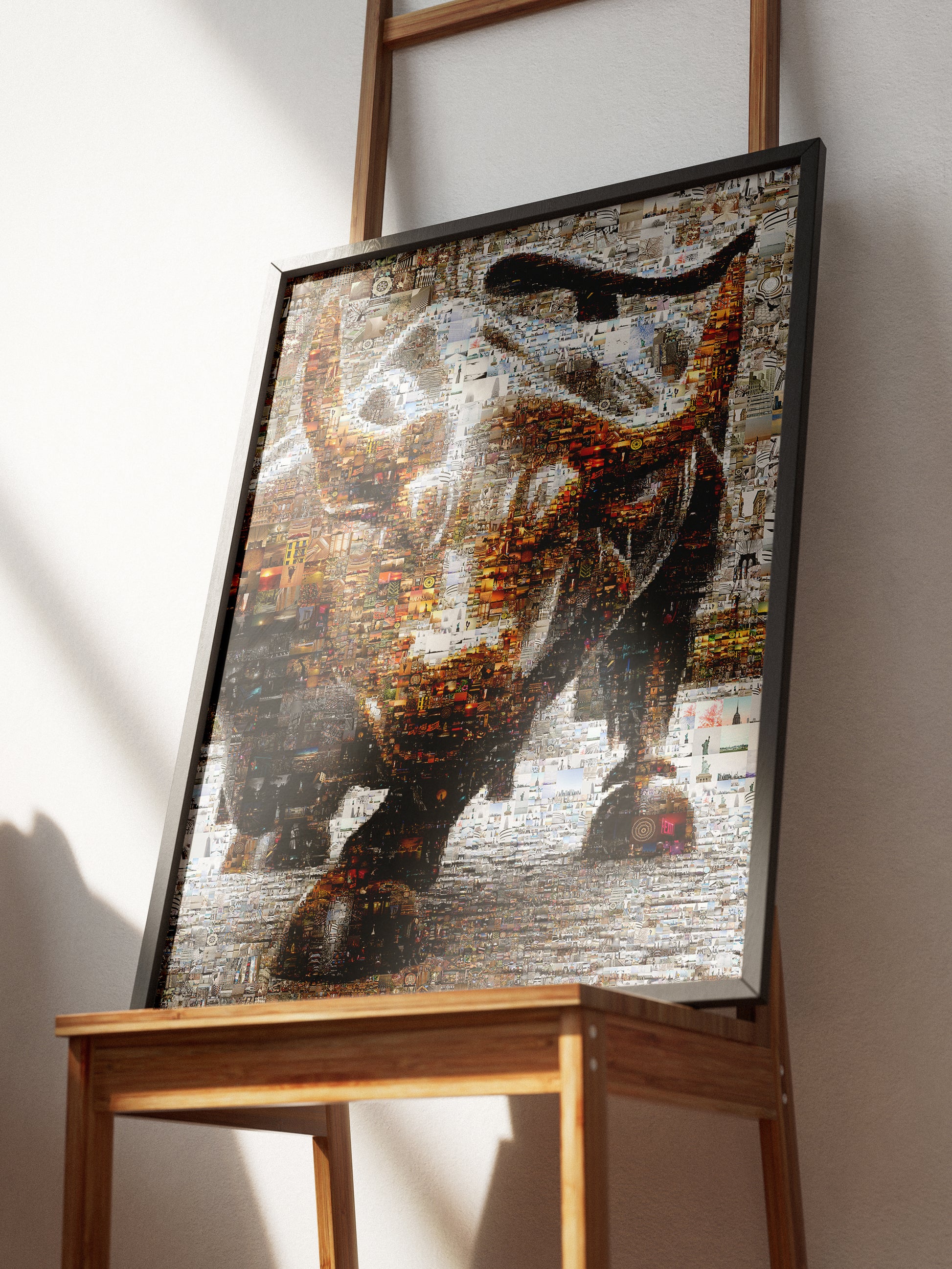 Dynamic Bull Mosaic Art - Captivating Wall Decor for Modern Spaces AtelierMosaics