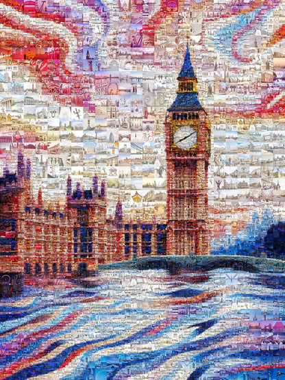Stunning London Mosaic Artwork Featuring Iconic Landmarks and Culture AtelierMosaics