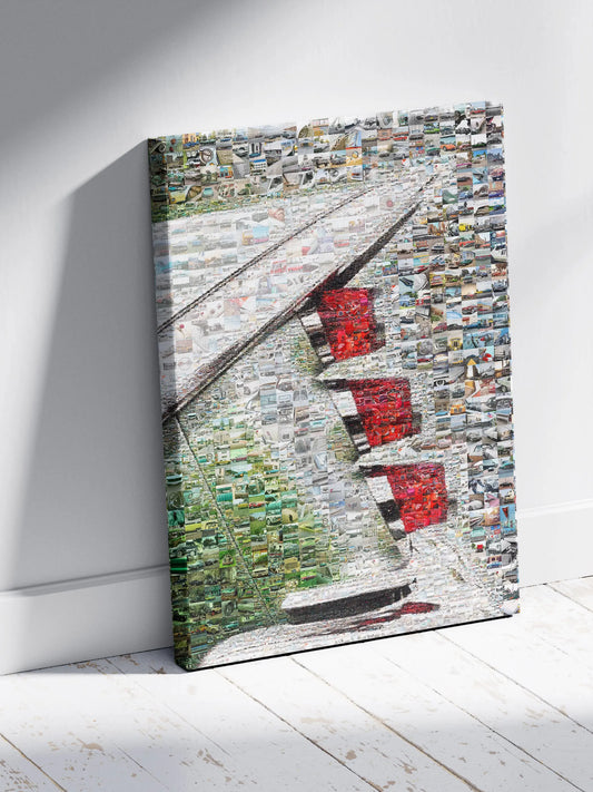 Stunning Vintage Car Mosaic Art - Unique Automotive Wall Décor for Car Lovers AtelierMosaics