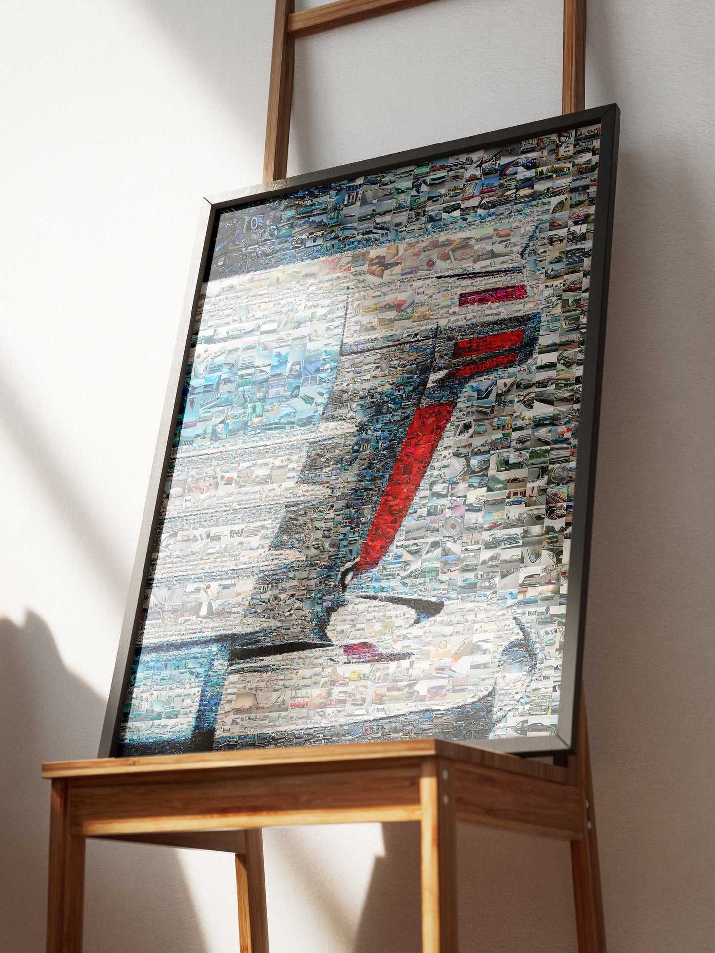 Stunning Automotive Mosaic Art - Unique Car-Themed Wall Decor for Enthusiasts & Collectors AtelierMosaics