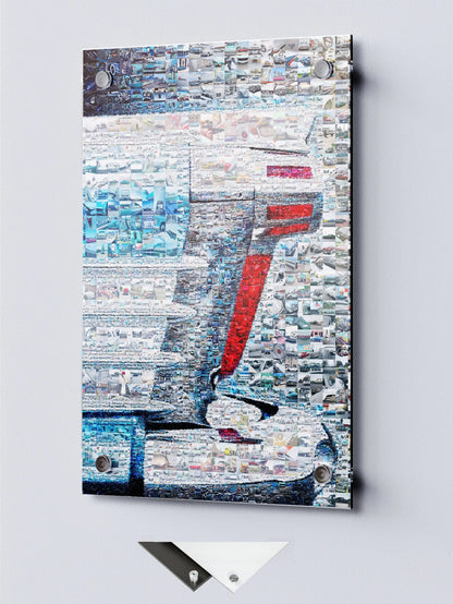 Stunning Automotive Mosaic Art - Unique Car-Themed Wall Decor for Enthusiasts & Collectors AtelierMosaics