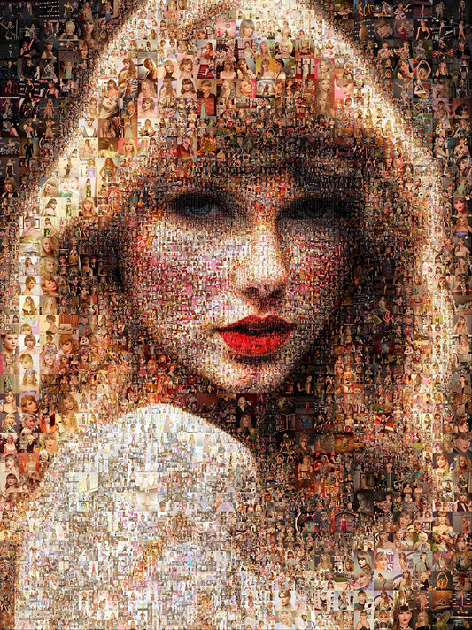 Stunning Taylor Swift Mosaic Artwork - Unique Wall Art for Fans and Collectors AtelierMosaics