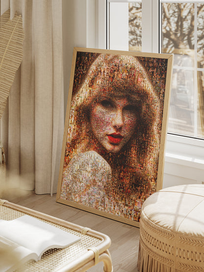 Stunning Taylor Swift Mosaic Artwork - Unique Wall Art for Fans and Collectors AtelierMosaics
