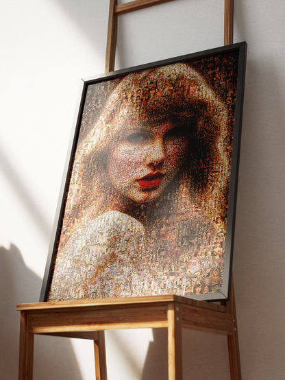 Stunning Taylor Swift Mosaic Artwork - Unique Wall Art for Fans and Collectors AtelierMosaics