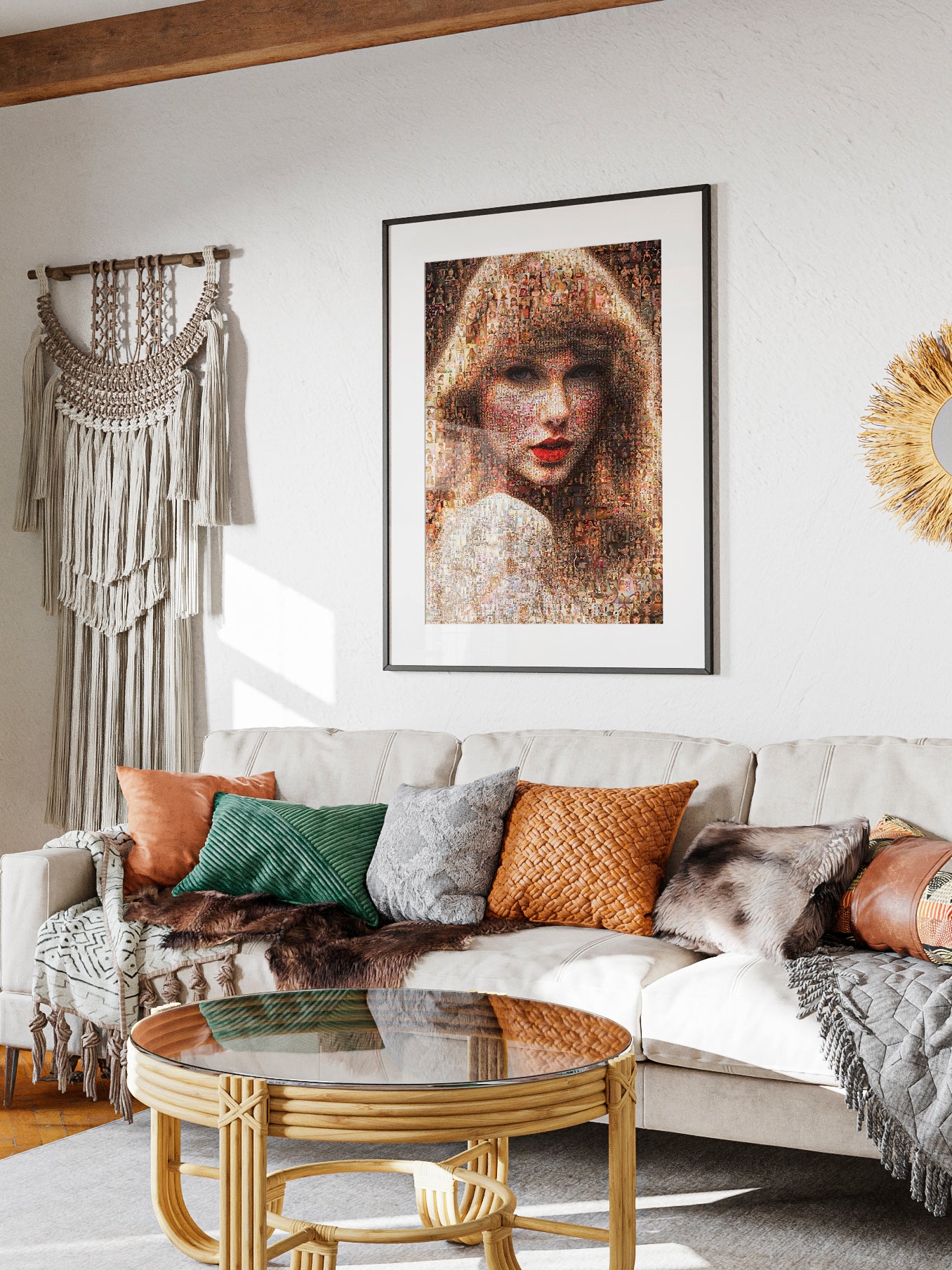 Stunning Taylor Swift Mosaic Artwork - Unique Wall Art for Fans and Collectors AtelierMosaics