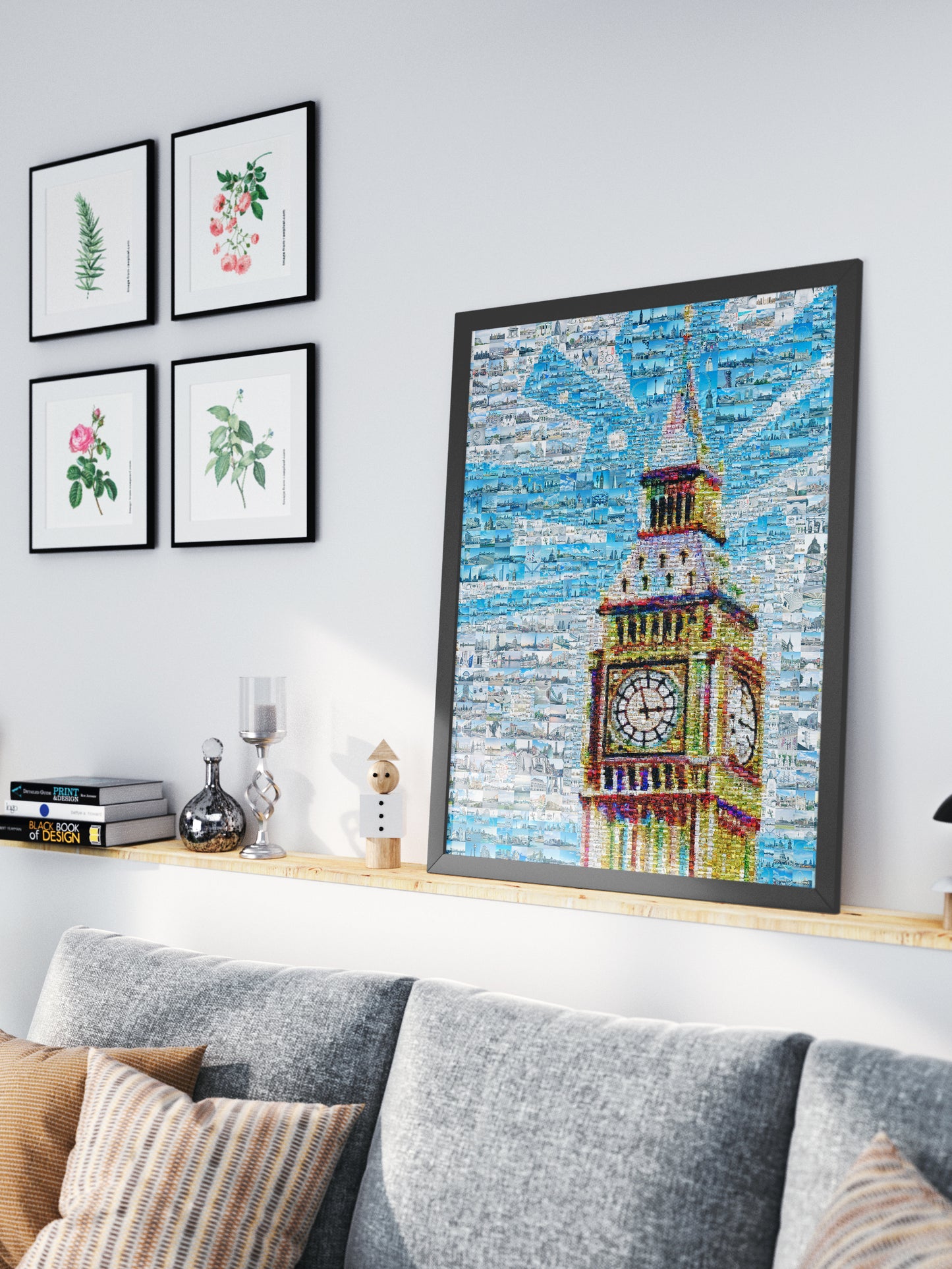 Stunning London Mosaic Artwork Featuring Iconic Landmarks - Perfect Home Decor AtelierMosaics