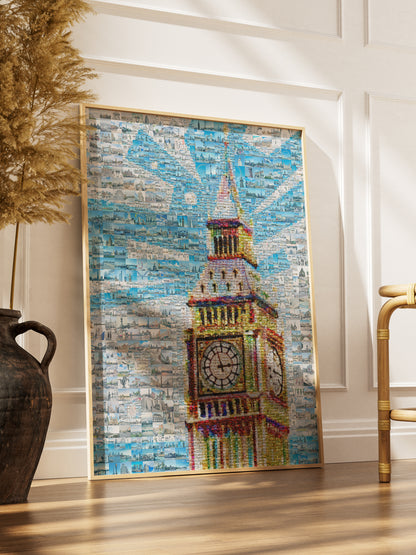 Stunning London Mosaic Artwork Featuring Iconic Landmarks - Perfect Home Decor AtelierMosaics