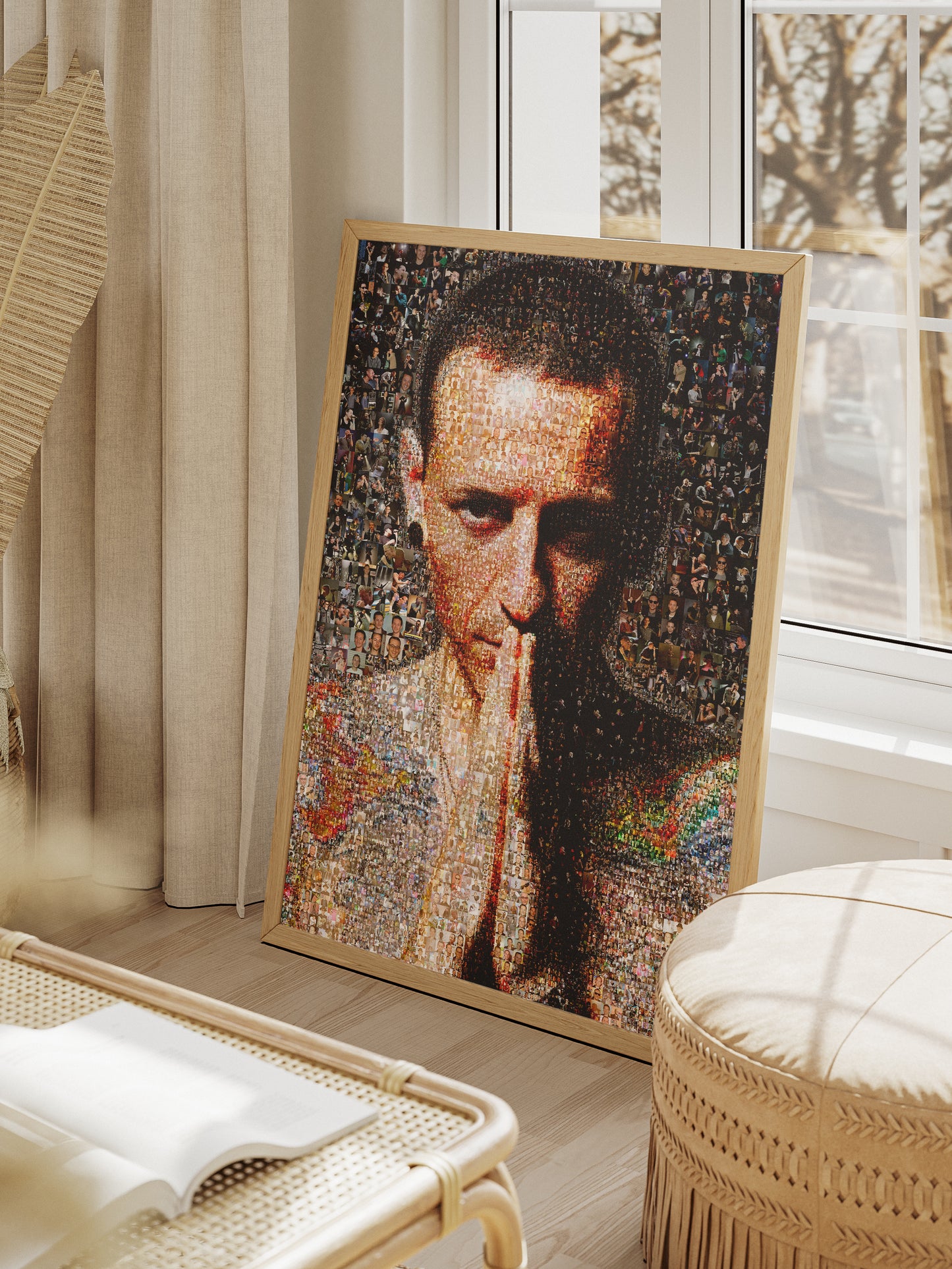 Chester Bennington Mosaic Art - Iconic Linkin Park Tribute Wall Art for Music Lovers AtelierMosaics