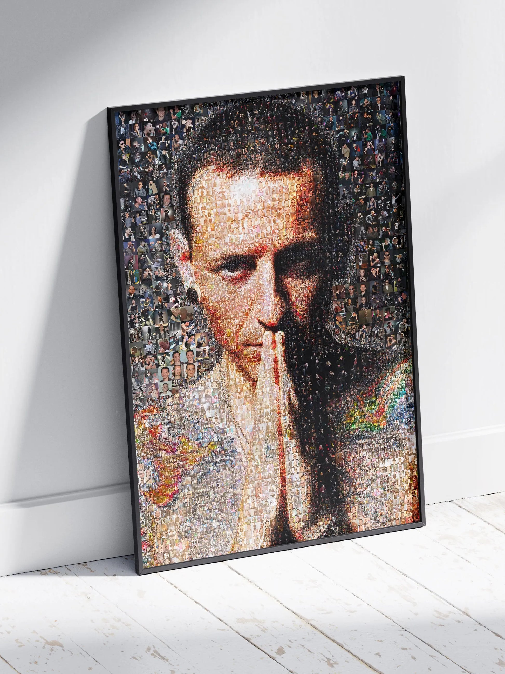 Chester Bennington Mosaic Art - Iconic Linkin Park Tribute Wall Art for Music Lovers AtelierMosaics