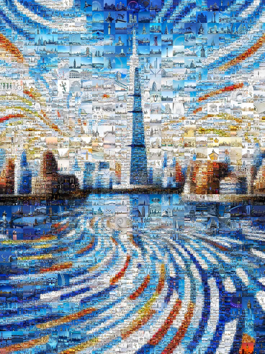 Stunning London Mosaic Art - Captivating Skyline & Iconic Landmarks AtelierMosaics