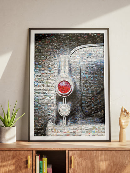 Stunning Mosaic Artwork of Classic Cars - Unique Automotive Wall Art for Enthusiasts AtelierMosaics