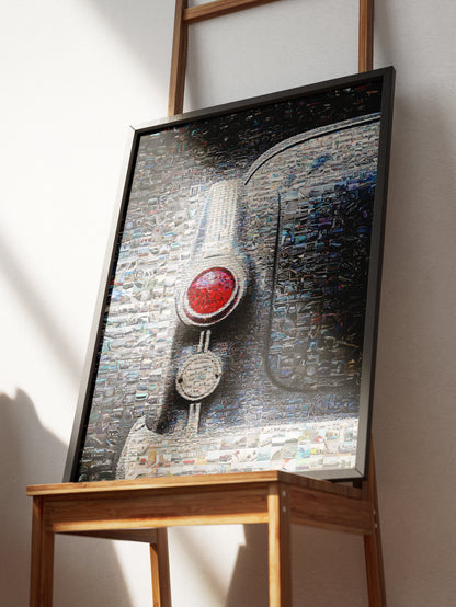 Stunning Mosaic Artwork of Classic Cars - Unique Automotive Wall Art for Enthusiasts AtelierMosaics