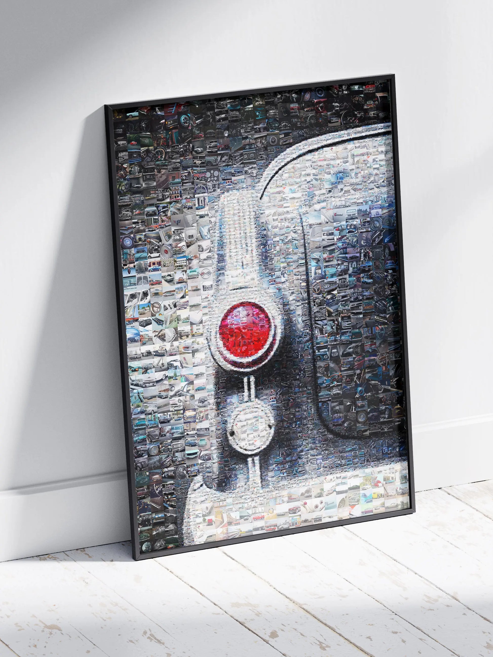 Stunning Mosaic Artwork of Classic Cars - Unique Automotive Wall Art for Enthusiasts AtelierMosaics