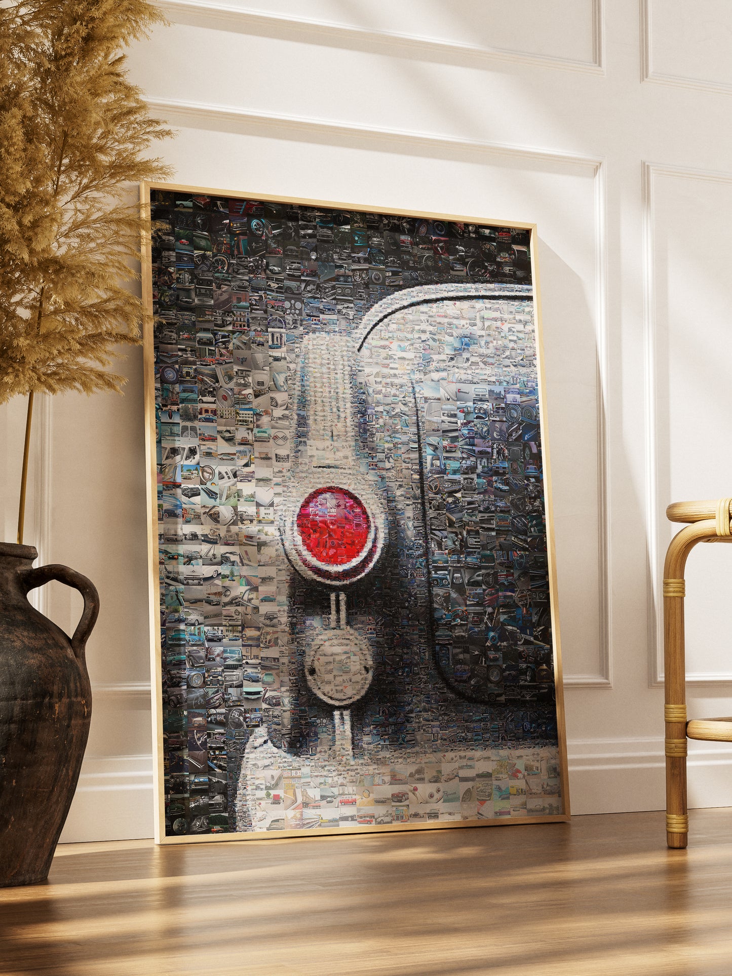 Stunning Mosaic Artwork of Classic Cars - Unique Automotive Wall Art for Enthusiasts AtelierMosaics