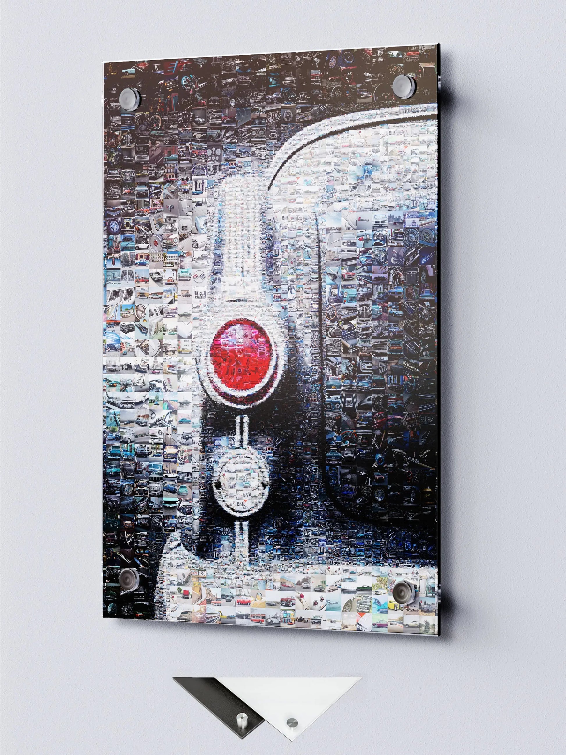 Stunning Mosaic Artwork of Classic Cars - Unique Automotive Wall Art for Enthusiasts AtelierMosaics