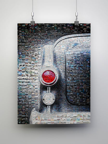 Stunning Mosaic Artwork of Classic Cars - Unique Automotive Wall Art for Enthusiasts AtelierMosaics