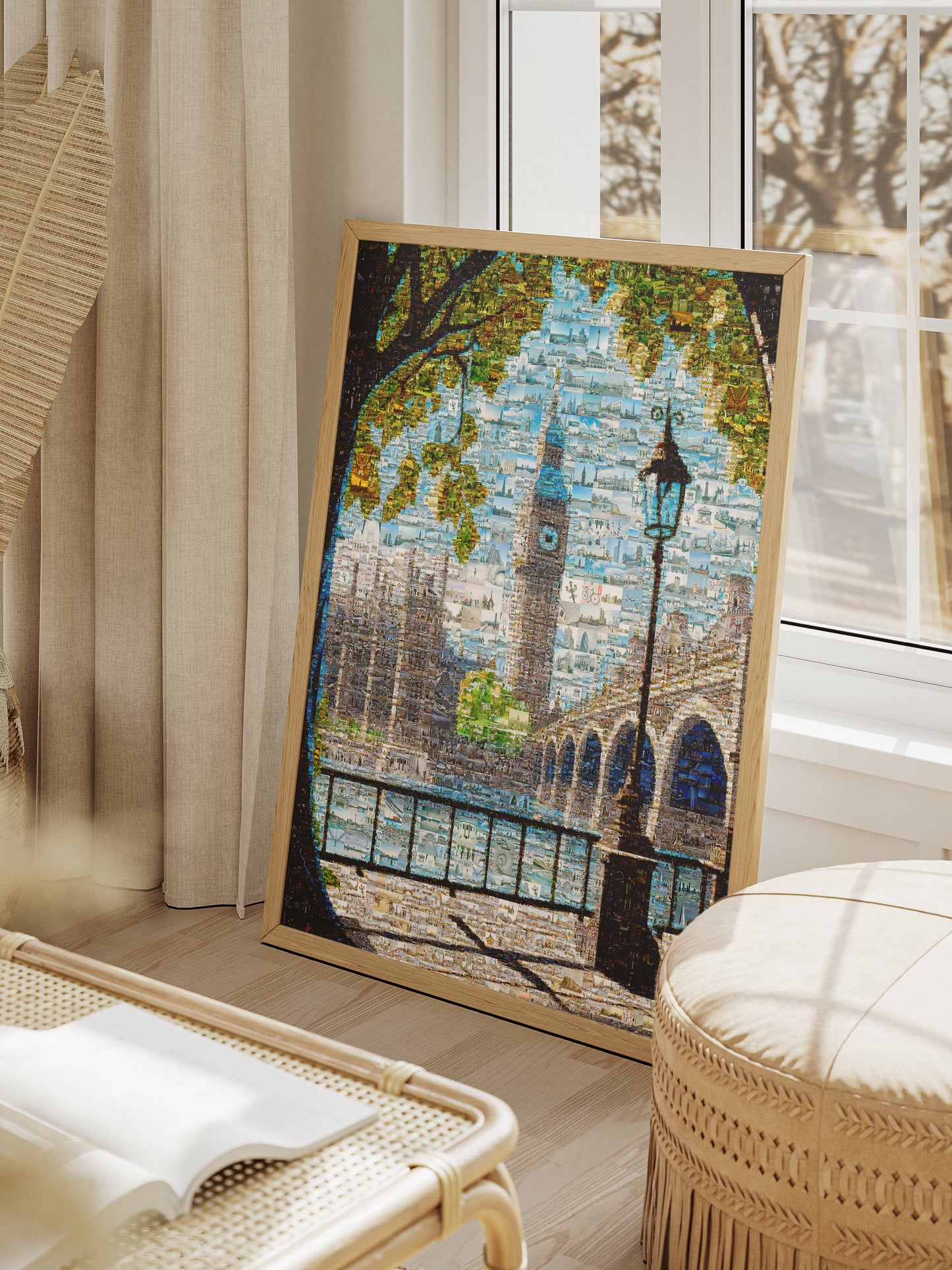 Stunning London Mosaic Artwork - Iconic Landmarks & Vibrant City Life - Perfect for Home Decor AtelierMosaics