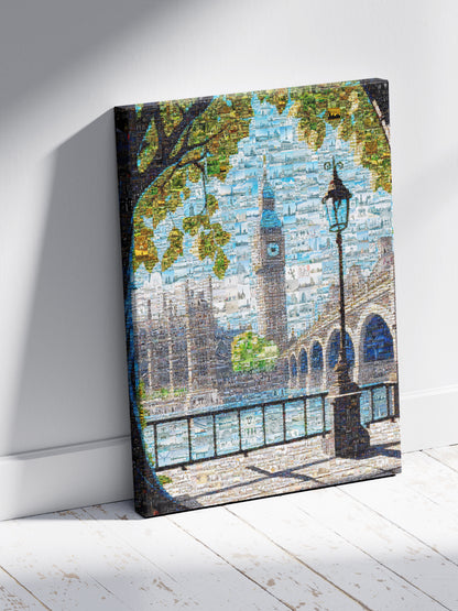 Stunning London Mosaic Artwork - Iconic Landmarks & Vibrant City Life - Perfect for Home Decor AtelierMosaics