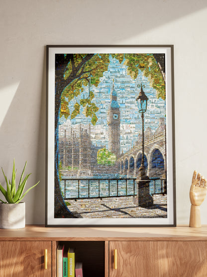 Stunning London Mosaic Artwork - Iconic Landmarks & Vibrant City Life - Perfect for Home Decor AtelierMosaics