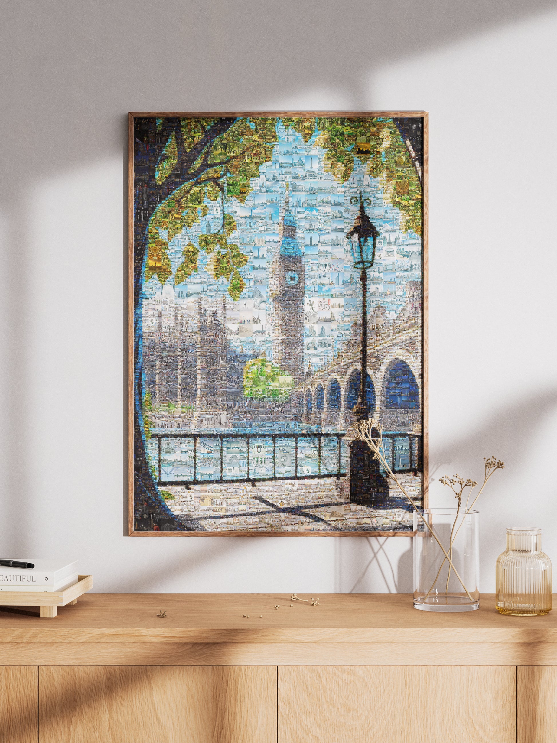 Stunning London Mosaic Artwork - Iconic Landmarks & Vibrant City Life - Perfect for Home Decor AtelierMosaics
