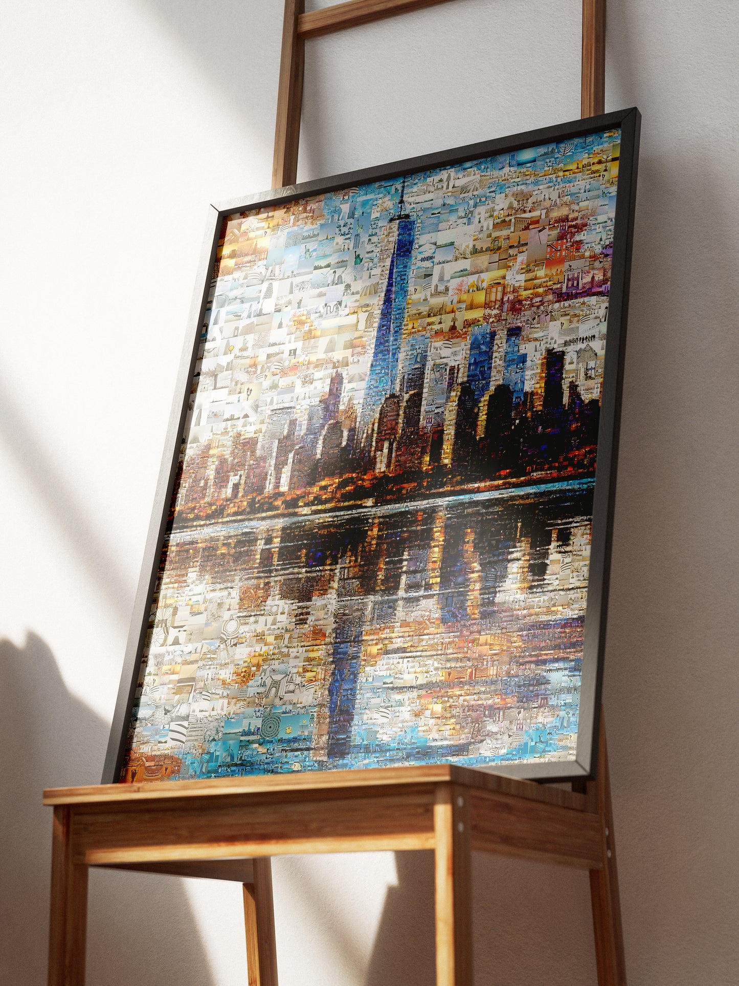 Stunning NYC Skyline Mosaic Art - Unique Wall Décor for Home and Office | Perfect Gift for Art Lovers AtelierMosaics
