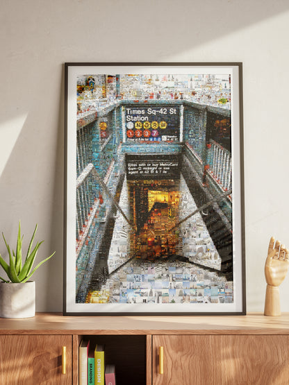 Times Square Mosaic Art: Stunning NYC Subway Station Artwork for Home Decor AtelierMosaics