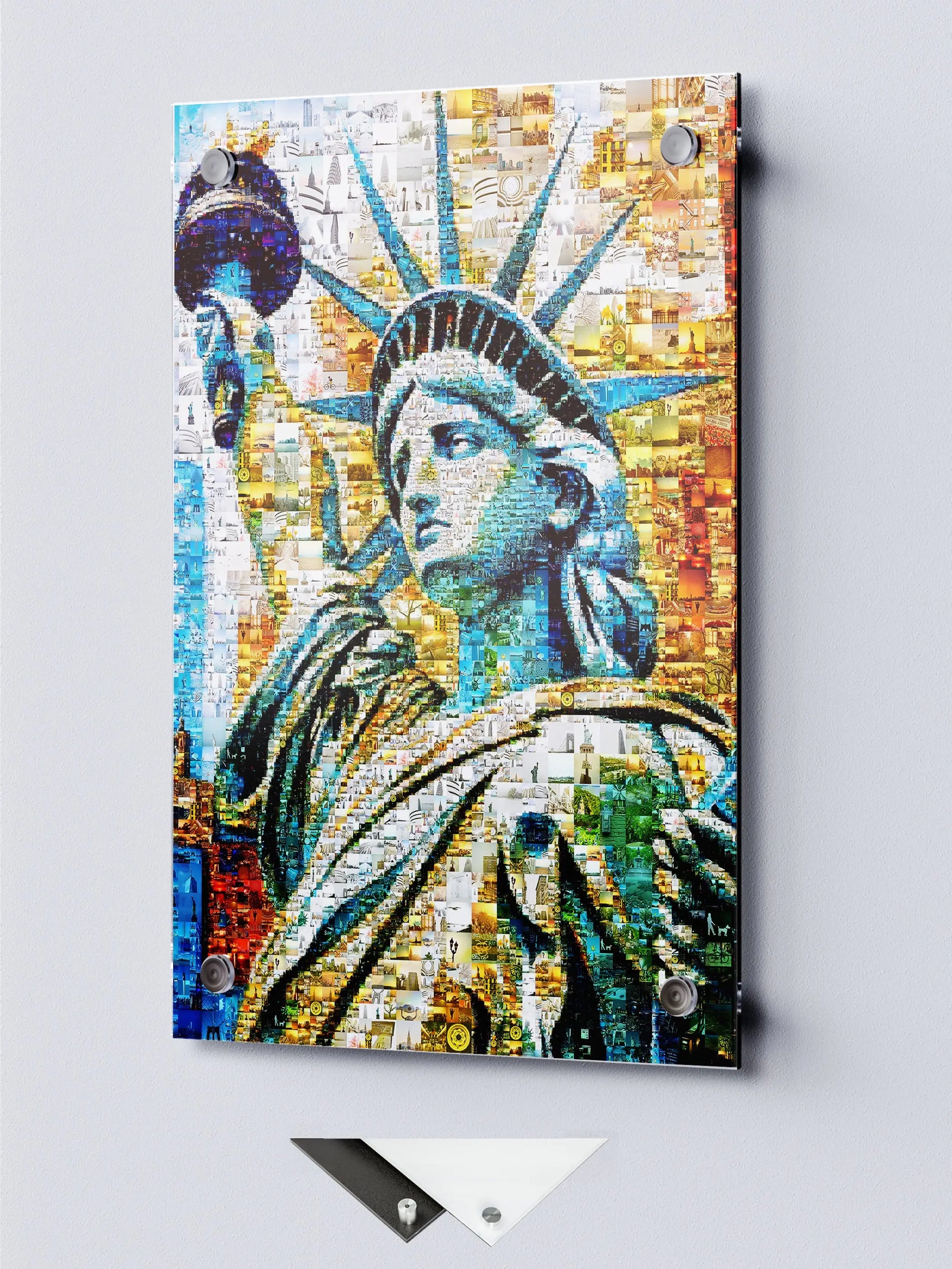 Stunning Statue of Liberty Mosaic Artwork - A Unique Tribute to Freedom & Heritage AtelierMosaics