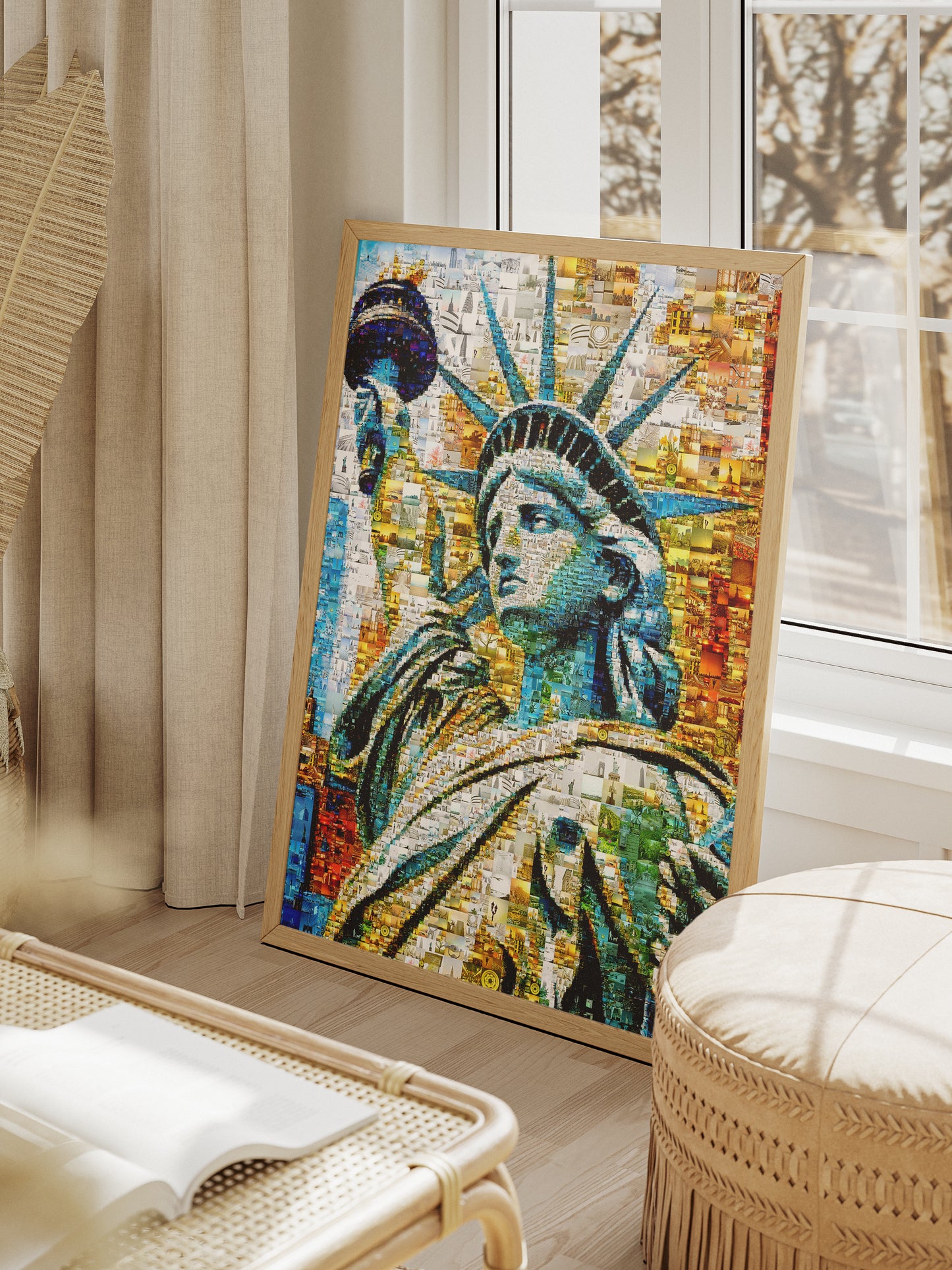 Stunning Statue of Liberty Mosaic Artwork - A Unique Tribute to Freedom & Heritage AtelierMosaics