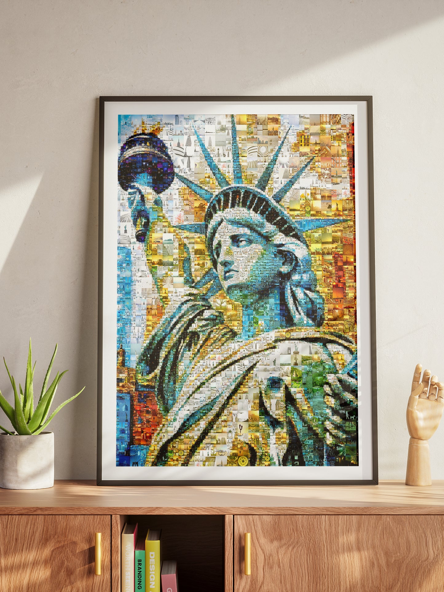 Stunning Statue of Liberty Mosaic Artwork - A Unique Tribute to Freedom & Heritage AtelierMosaics