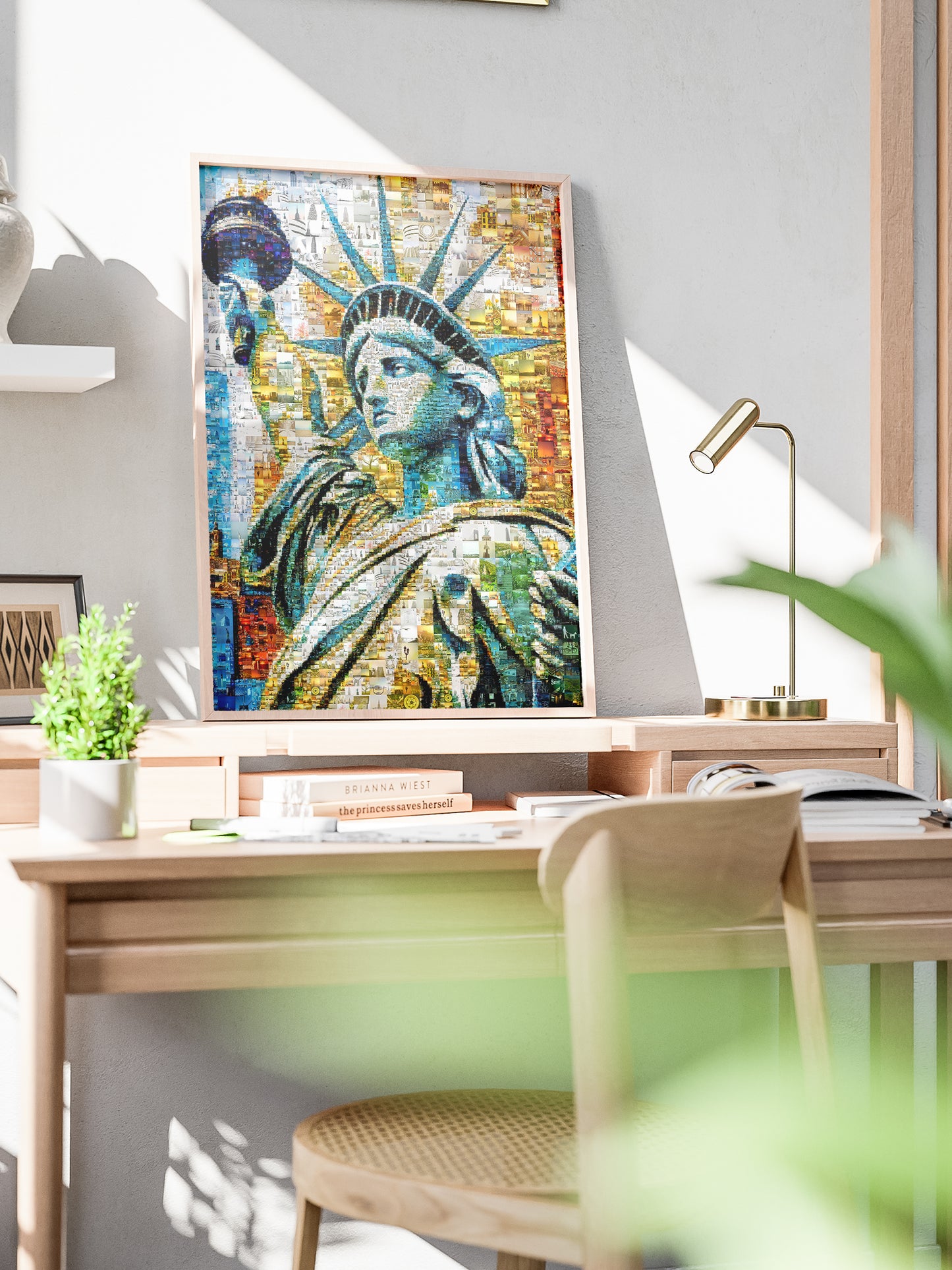 Stunning Statue of Liberty Mosaic Artwork - A Unique Tribute to Freedom & Heritage AtelierMosaics