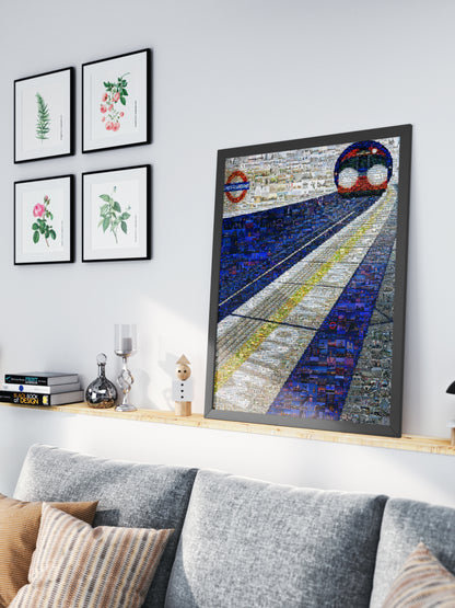 Stunning London Mosaic Artwork - Iconic Underground Train and City Landmarks AtelierMosaics