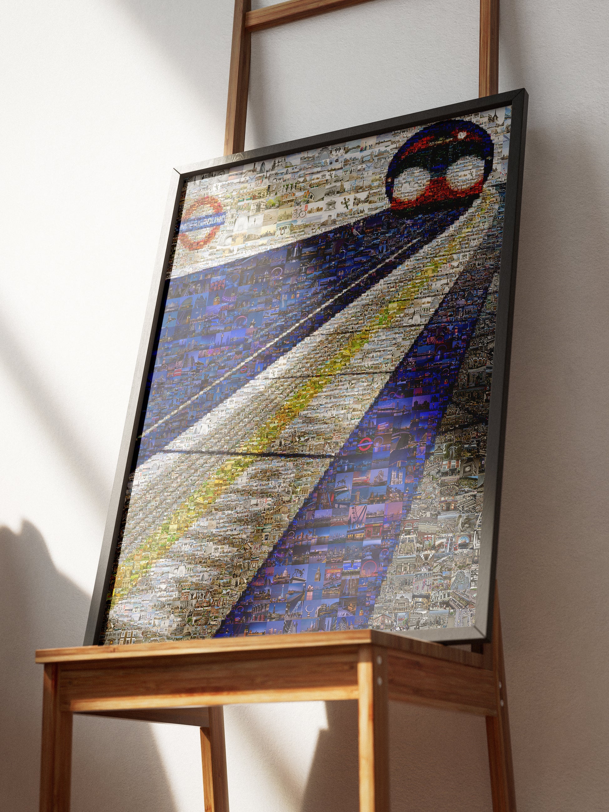 Stunning London Mosaic Artwork - Iconic Underground Train and City Landmarks AtelierMosaics